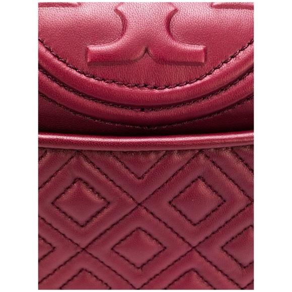 Tory Burch Fleming Garnet Convertible Shoulder Bag - Picture 6 of 16